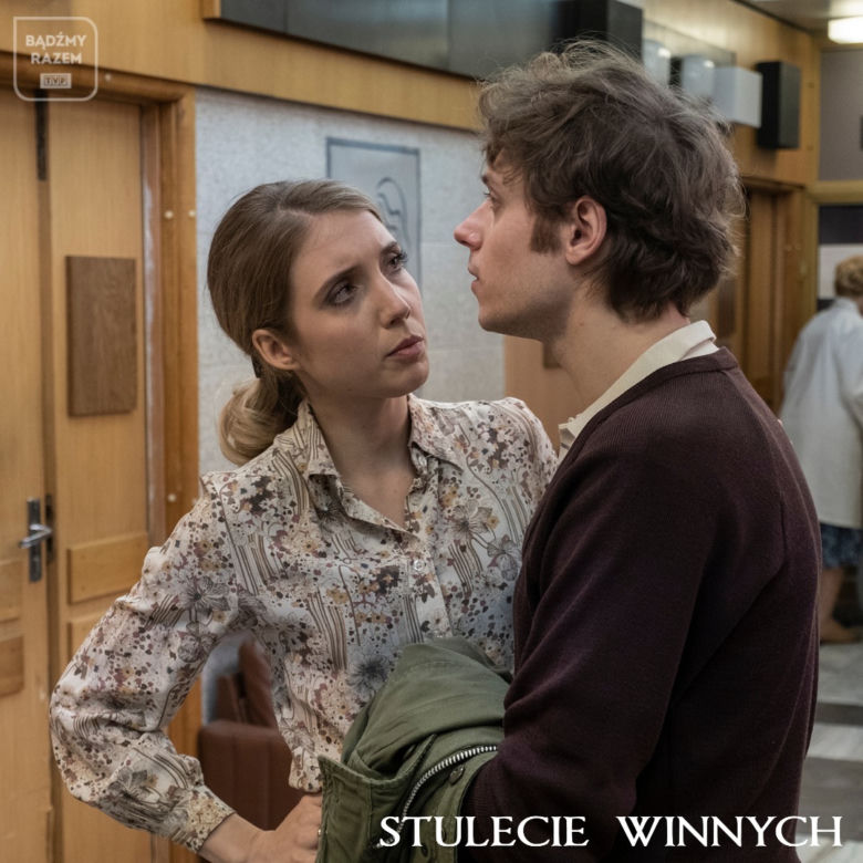 Stulecie Winnych 4 sezon odc. 45. Agnieszka (Ina Sobala), Michał (Marcin Franc)