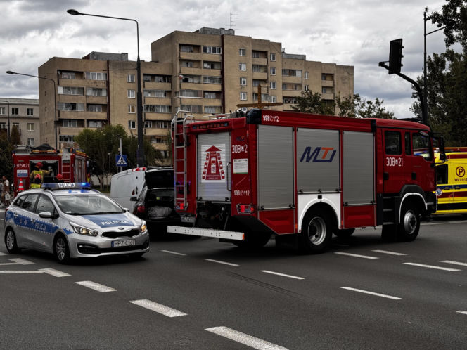 Wypadek w Warszawie