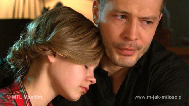 M jak miłość odc. 1061. Tomek (Andrzej Młynarczyk), Zosia (Julia Wróblewska)