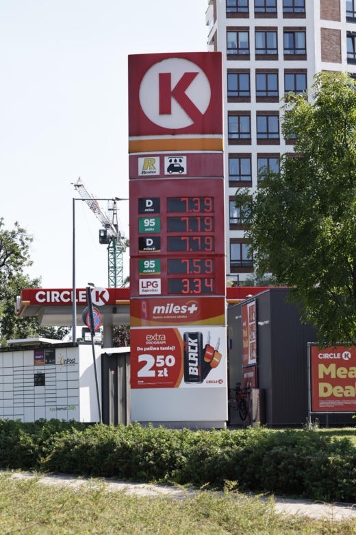 Ceny paliwa na stacjach benzynowych