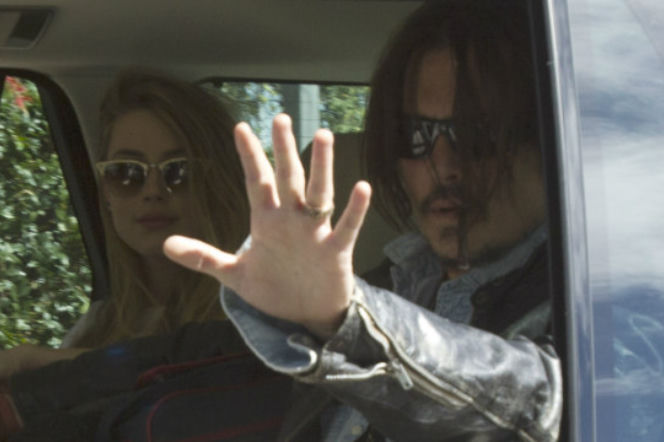 Amber Heard i Johnny Depp
