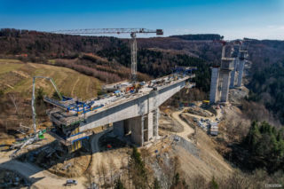 Najwyższa estakada w Polsce powstaje na S19 Babica Jawornik. Na plac budowy prowadzą serpentyny