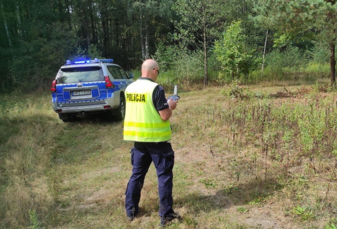 Działania KSP po zgłoszeniach dot. możliwego spadnięcia dronów