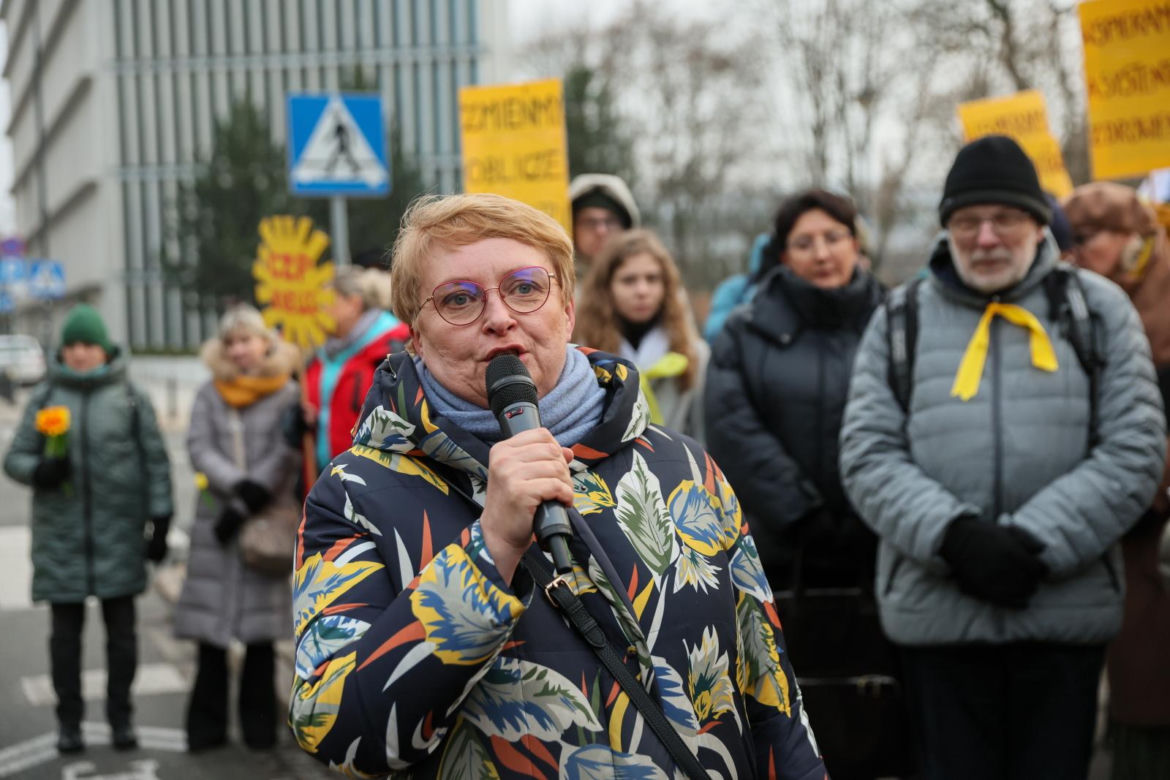 Żółty Marsz w obronie Centrów Zdrowia Psychicznego