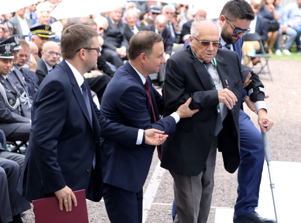 Prezydent Andrzej Duda na obchodach 72 rocznicy wybuchu Powstania Warszawskiego