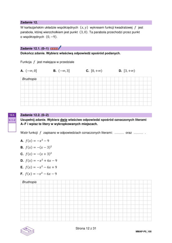 Matura próbna z matematyki. Mamy arkusz zadań CKE 