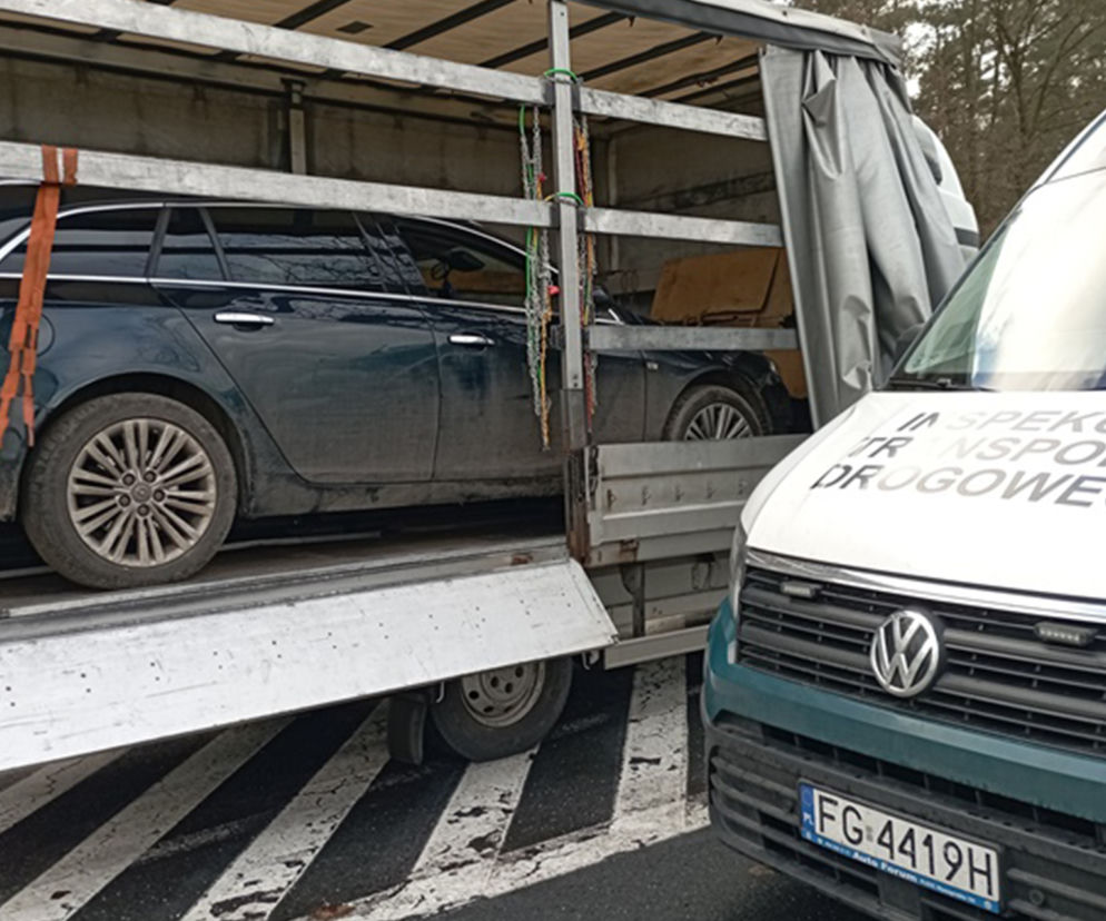 Przewoził kombi bez zabezpieczeń