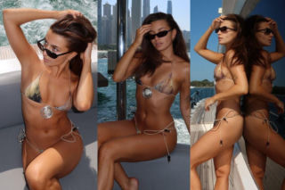 Julia Wieniawa kusi na jachcie w Dubaju. Jest w doskonałej formie i ma ciało jak marzenie 