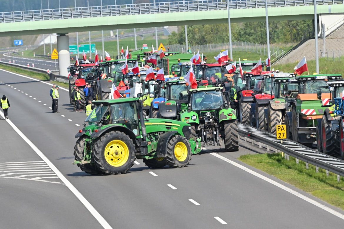 Protest rolników S3 Pyrzyce