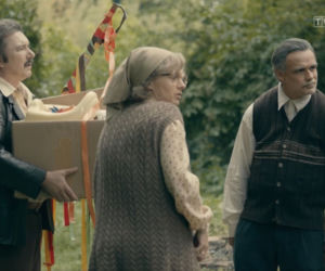 Stulecie Winnych 4, odc. 41: Andzia (Barbara Wypych), Stanisław (Jan Wieczorkowski), Jerzyk (Andrzej Andrzejewski)
