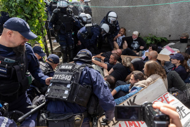 Blokada eksmisji na Osiedlu Maltańskim