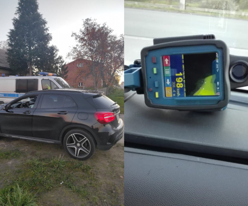 Kępno: Blisko 200 km/h w terenie zabudowanym! Zawrotna prędkość kierowcy mercedesa