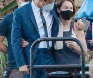 Harry Styles i Florence Pugh na planie Don't Worry Darling