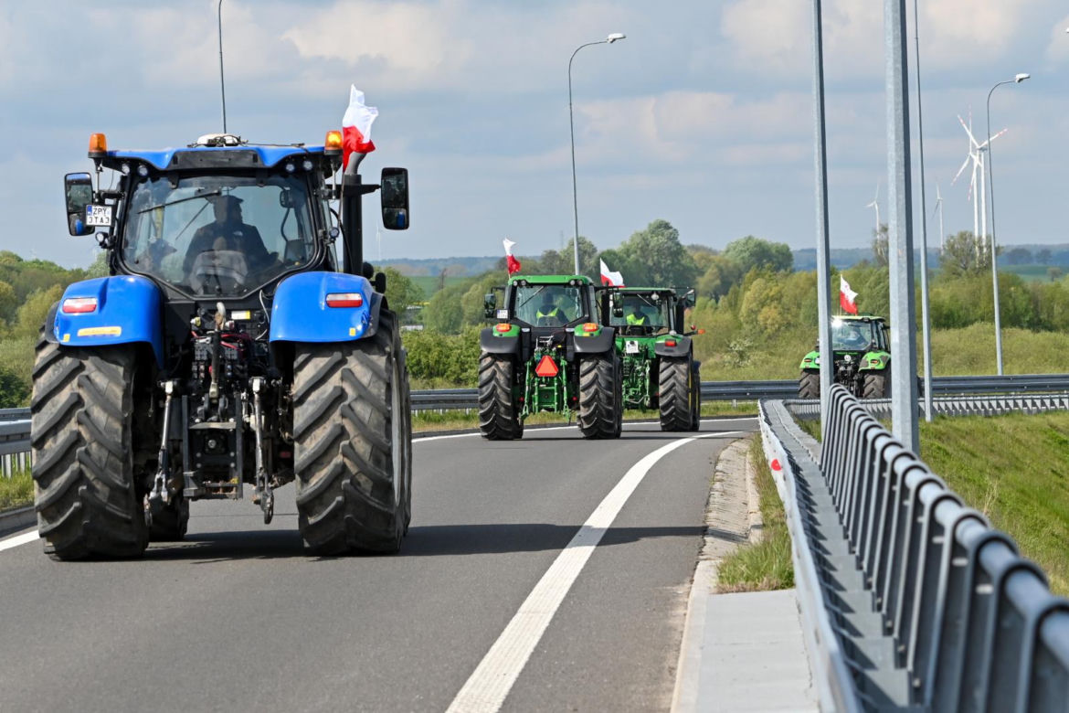 Protest rolników S3 Pyrzyce