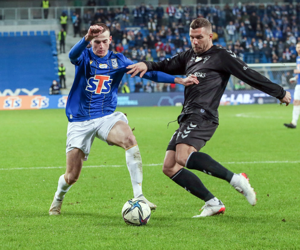 Jakub Kamiński i Lukas Podolski