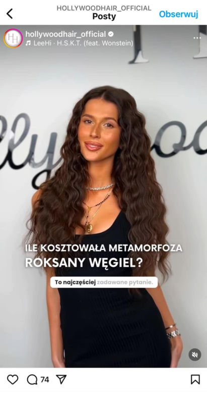 Roksana Węgiel przedłużyła włosy. Młoda gwiazda wygląda, jak milion dolarów
