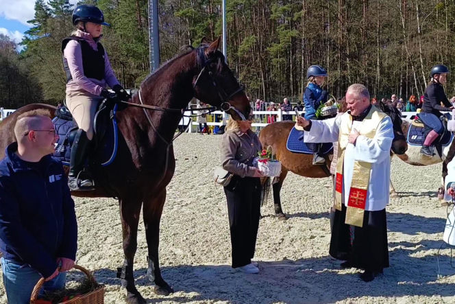 Konna święconka w Szczecinie