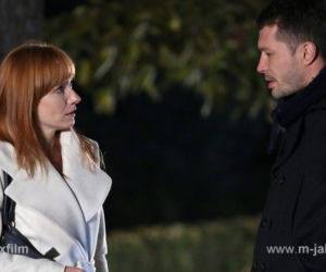 M jak miłość odc. 1120. Agnieszka (Magdalena Walach), Tomek (Andrzej Młynarczyk)