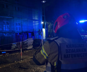 Pożar w szpitalu w Elblągu