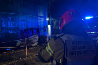 Pożar w szpitalu w Elblągu