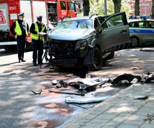 Szczecin: Wypadek na ulicy Niemierzyńskiej
