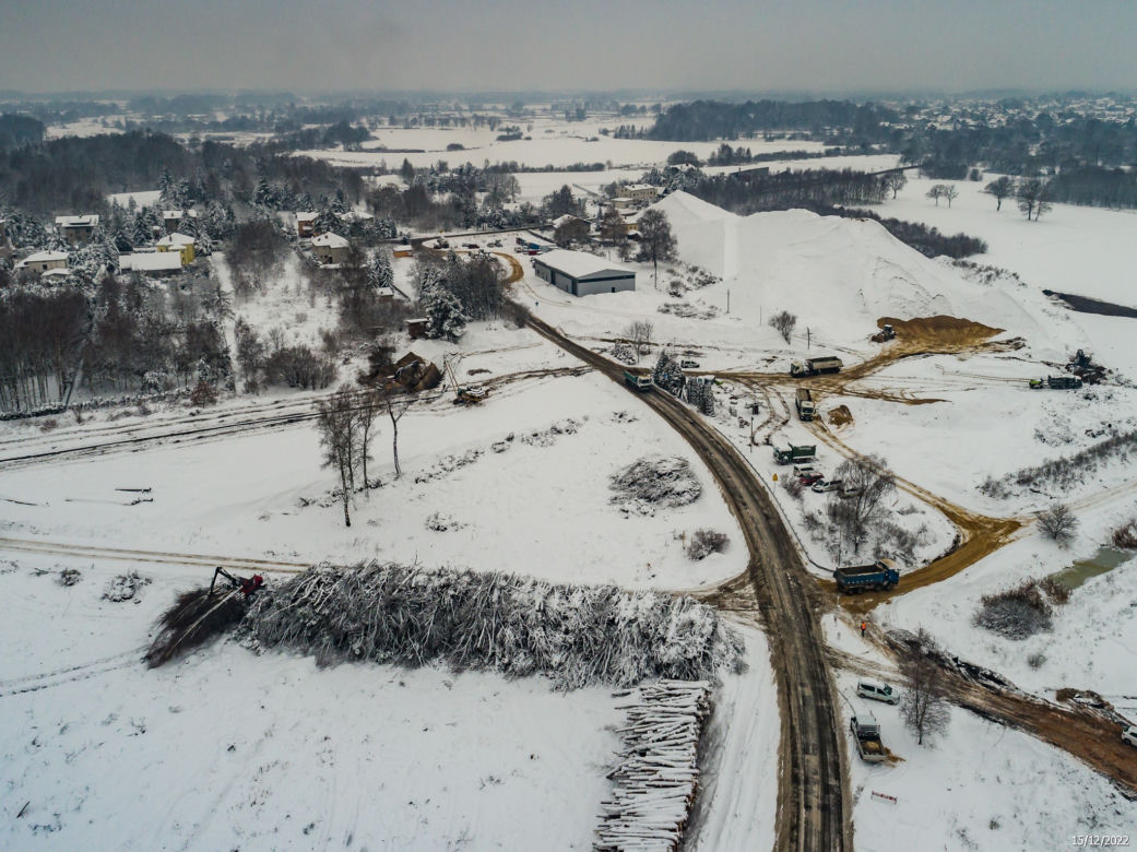 Tak postępują prace na budowie S1 Oświęcim-Dankowice