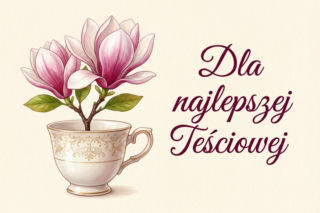 Eleganckie kartki dla teściowej. Najpiękniejsze wzory do wysłania online 5 marca