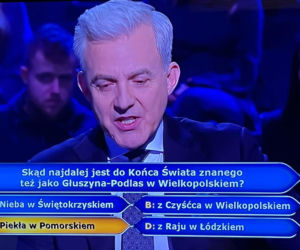 Milionerzy: pytanie za MILION złotych!
