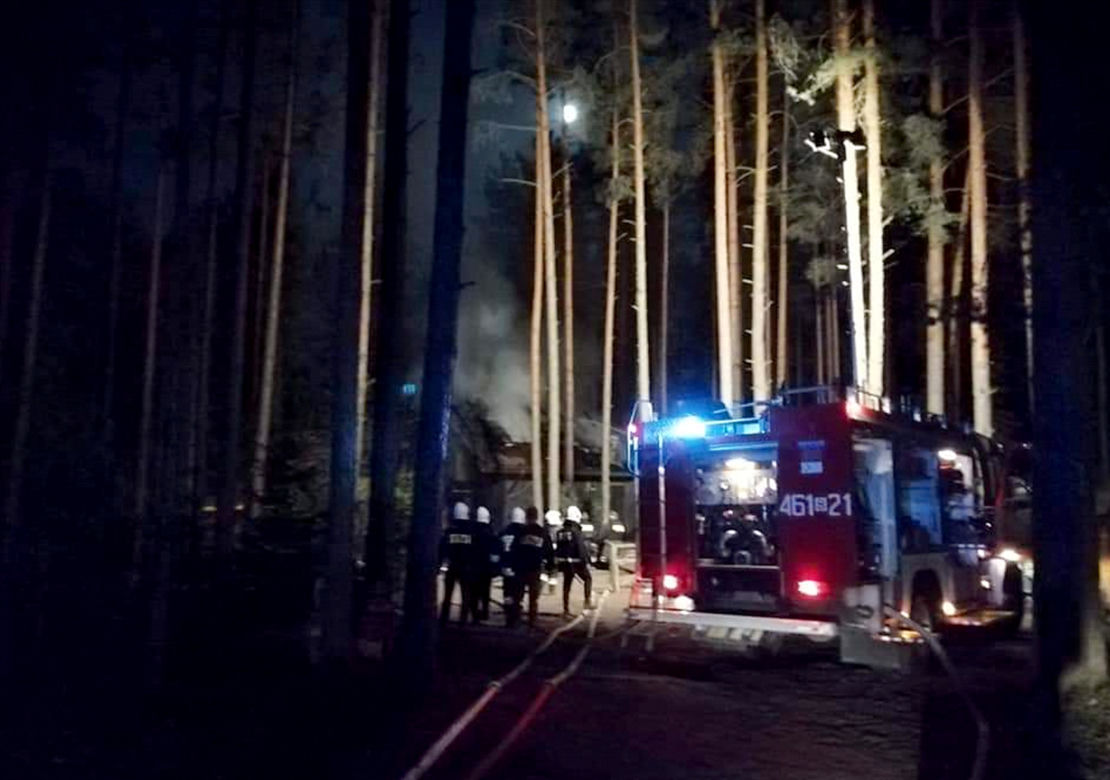 Podlaskie. Spłonął dom w środku lasu