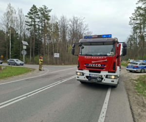 Wypadek na drodze Starachowice - Lubienia