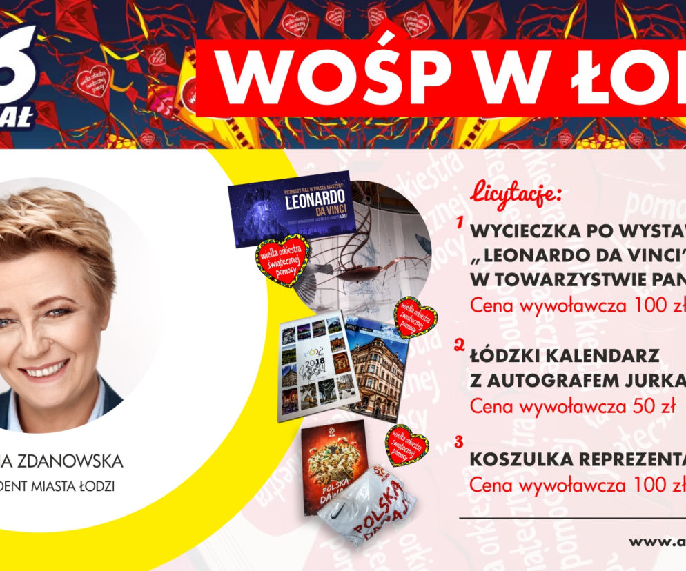 1 Łódzkie licytacje WOŚP 2018