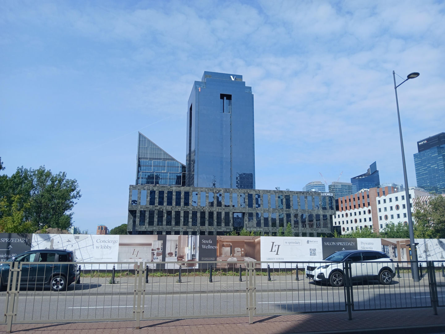 Porządkowanie terenu przy ul. Chmielnej 75 w Warszawie