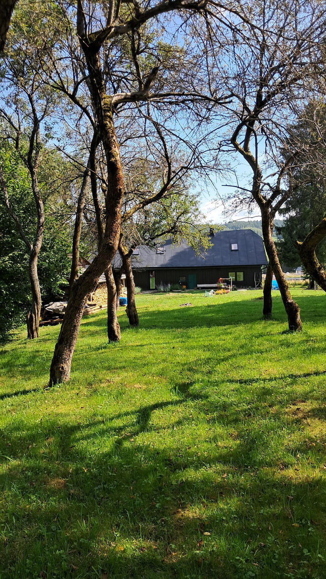 Remont chyży łemkowskiej w Hańczowej