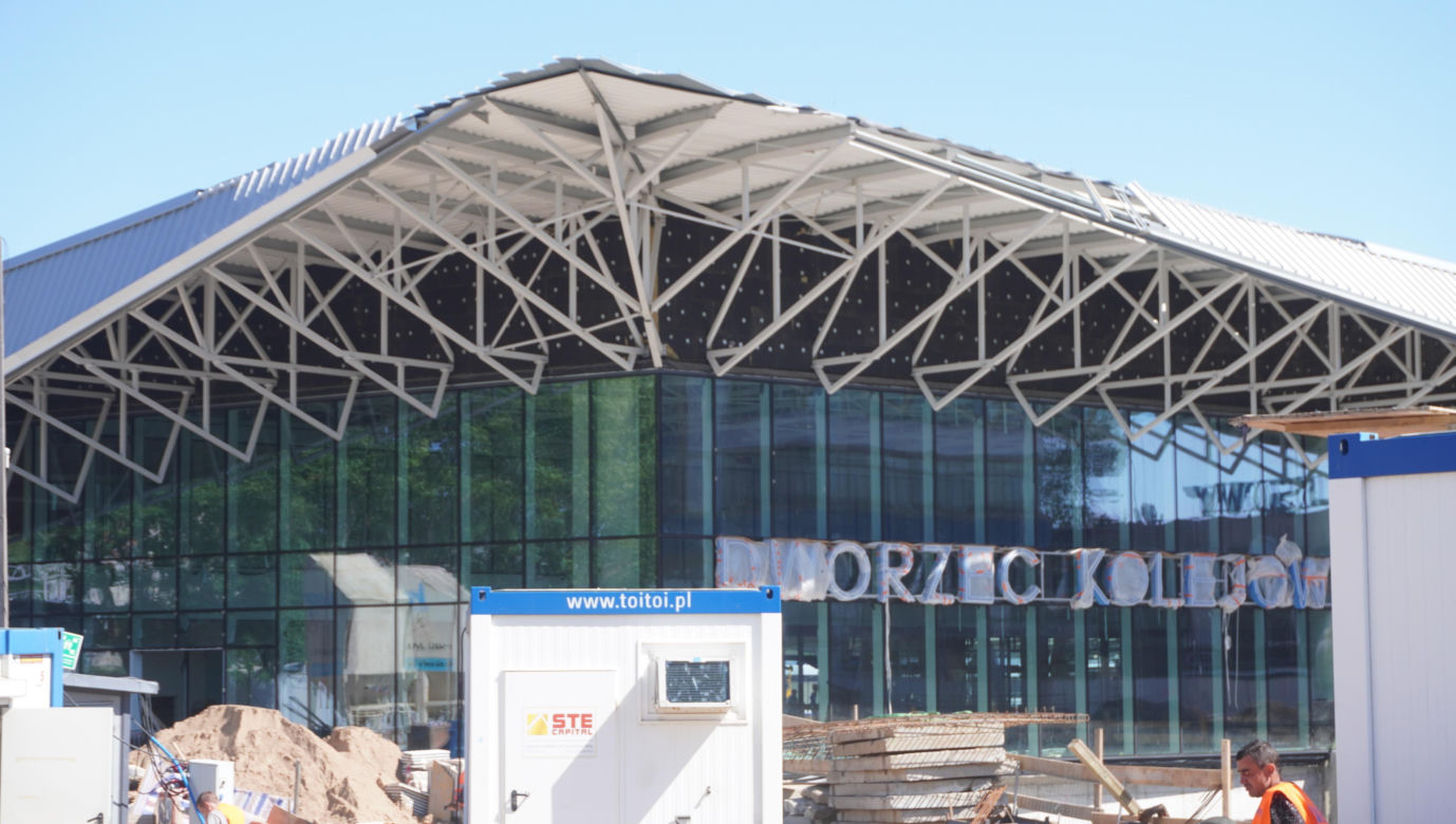 Dworzec Olsztyn Główny coraz bliżej. Budynek niemal na ukończeniu [ZDJĘCIA]