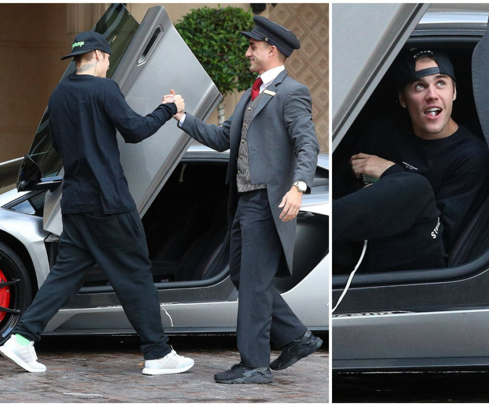 Justin Bieber w Lamborghini