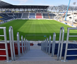 Budowa stadionu w Szczecinie - wrzesień 2021
