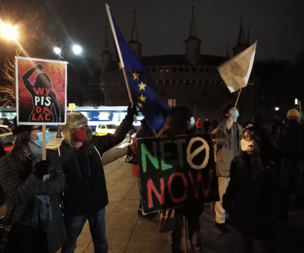 Strajk klimatyczny w Krakowie