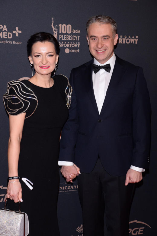 Krzysztof Gawkowski z żoną zadali szyku na Gali Mistrzów Sportu
