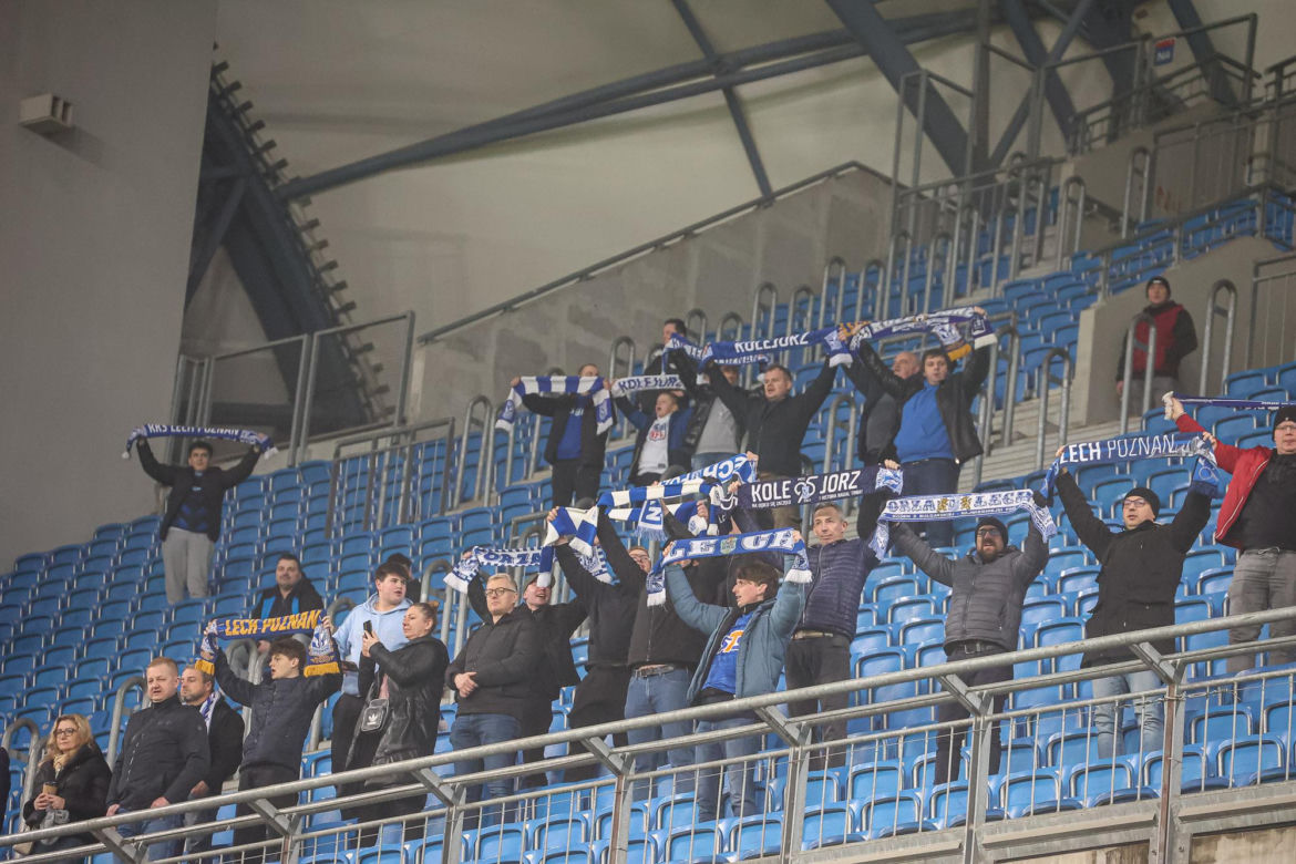 Lech Poznań - Pogoń Szczecin. Zdjęcia kibiców na meczu Fortuna Pucharu Polski