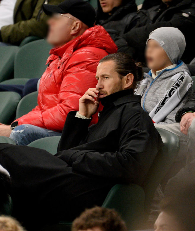 Grzegorz Krychowiak na meczu Legii