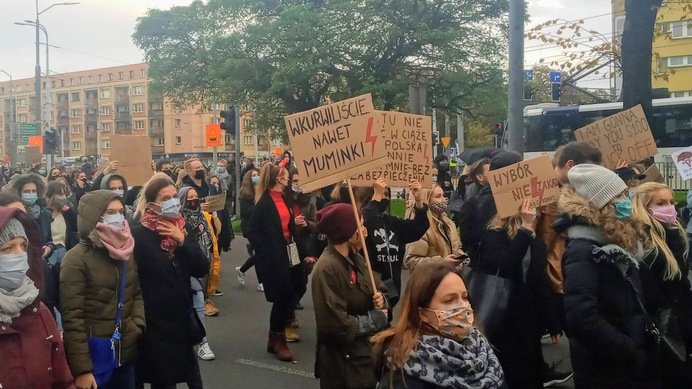 Protest kobiet w Szczecinie - 28.10.2020
