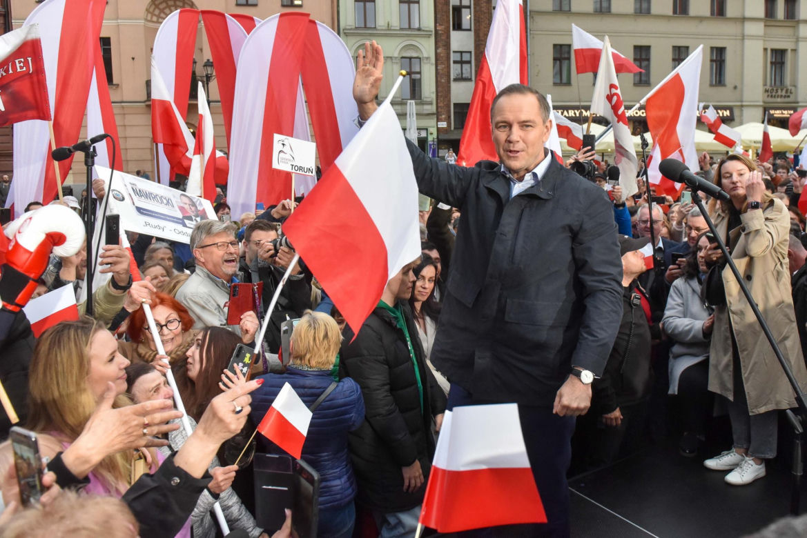Karol Nawrocki przyjechał do Torunia. Fotorelacja ze spotkania