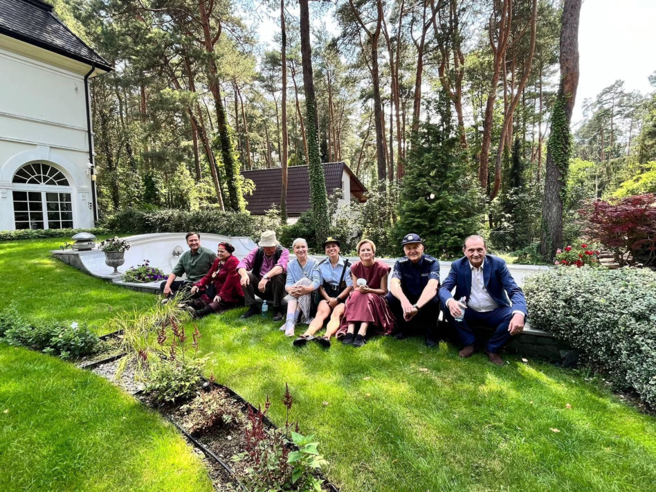 Ranczo obsada na planie. Katarzyna Żak, Sylwester Maciejewski, Anna Iberszer, Grażyna Zielińska, Jacek Kawalec, Marta Chodorowska, Wojciech Wysocki, Arkadiusz Nader