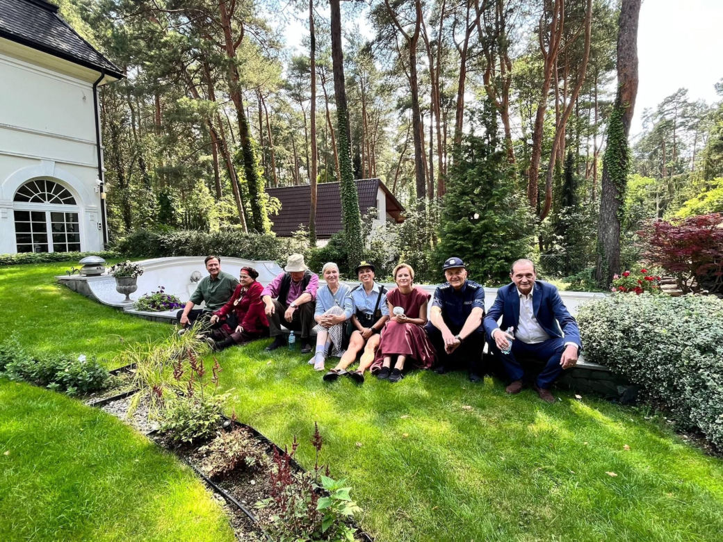 Ranczo obsada na planie. Katarzyna Żak, Sylwester Maciejewski, Anna Iberszer, Grażyna Zielińska, Jacek Kawalec, Marta Chodorowska, Wojciech Wysocki, Arkadiusz Nader