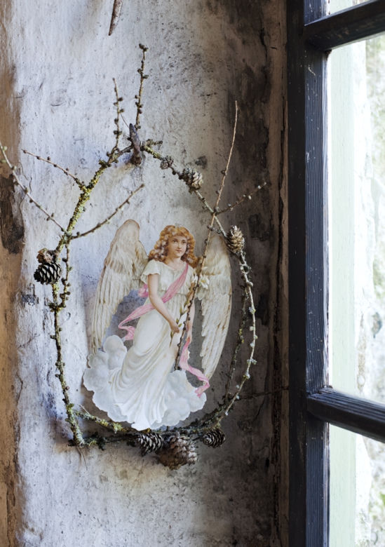 Boże Narodzenie w stylu shabby chic