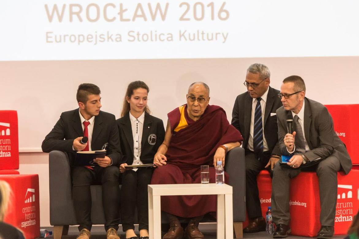 Dalajlama we Wrocławiu