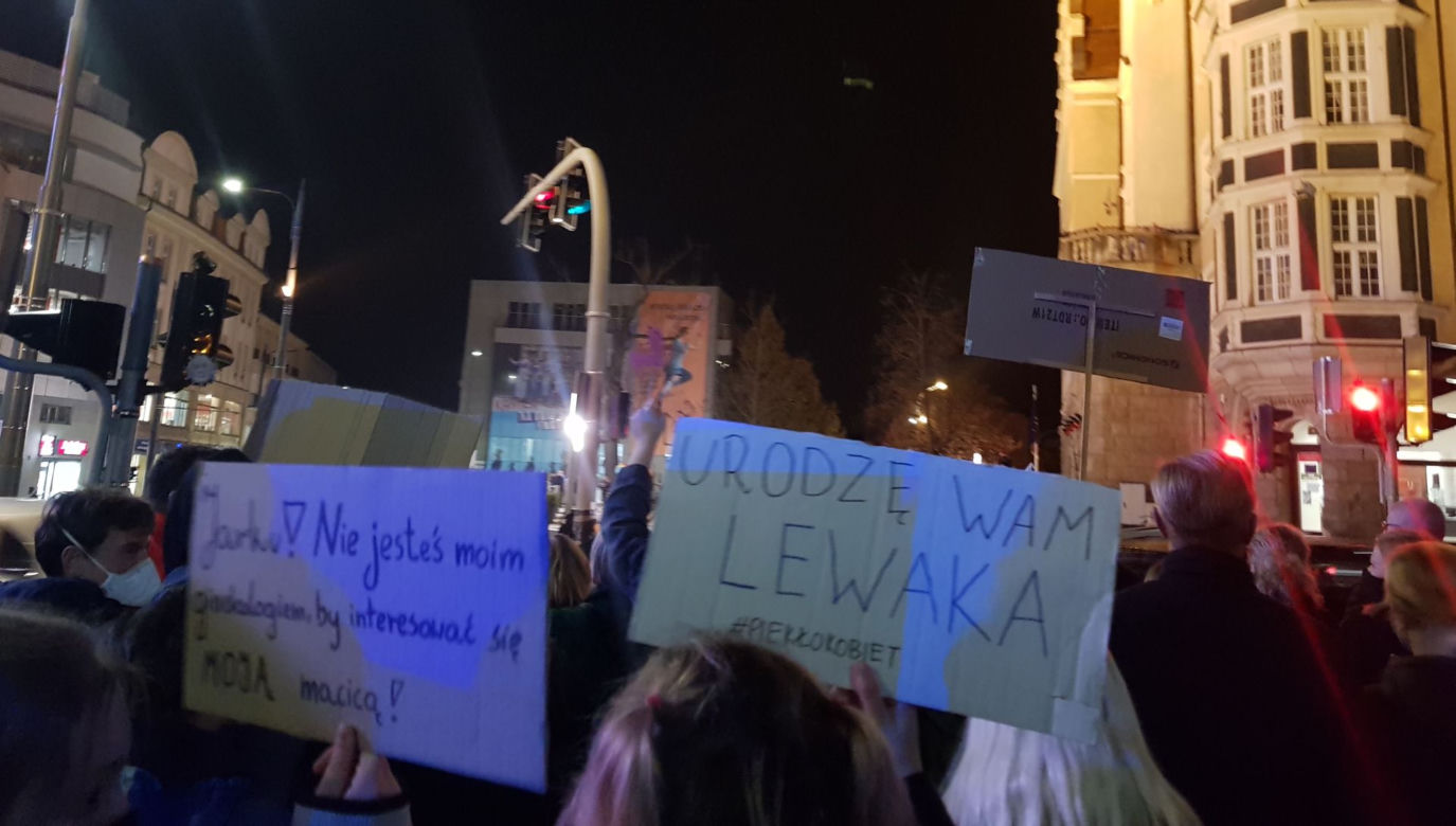 Protesty kobiet w Olsztynie