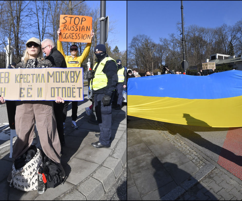 Wojna na Ukrainie. Głośny apel Ukrainki w Warszawie: Niech świat zwróci na nas uwagę!