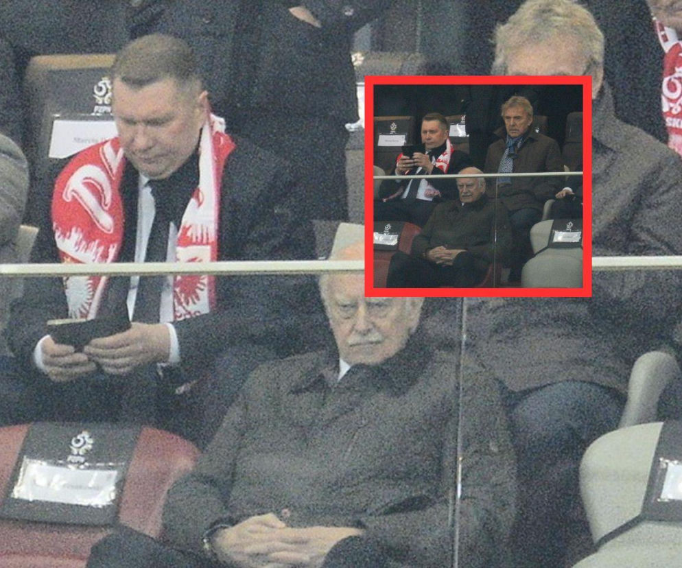 Zaskakujące spotkanie na meczu Polska - Albania. Przemysław Czarnek siedział tuż obok swojego krytyka