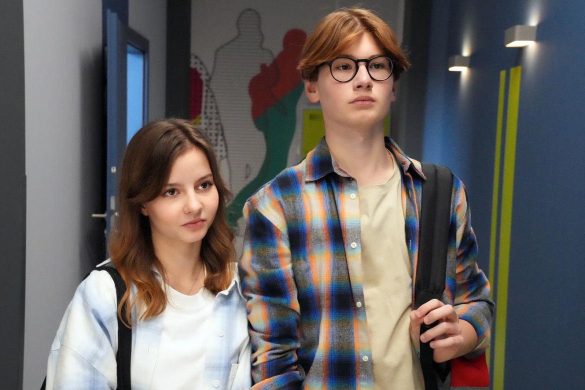 Barwy szczęścia, odc. 3014. Aleks (Hubert Wiatrowski), Ewa (Gabriela Ziembicka)